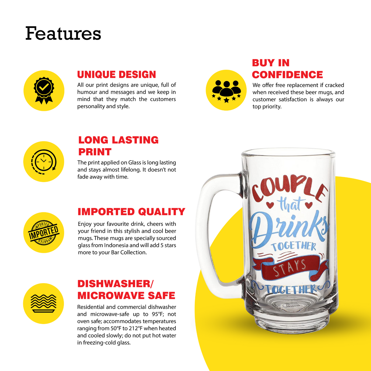 Couple Beer Mug