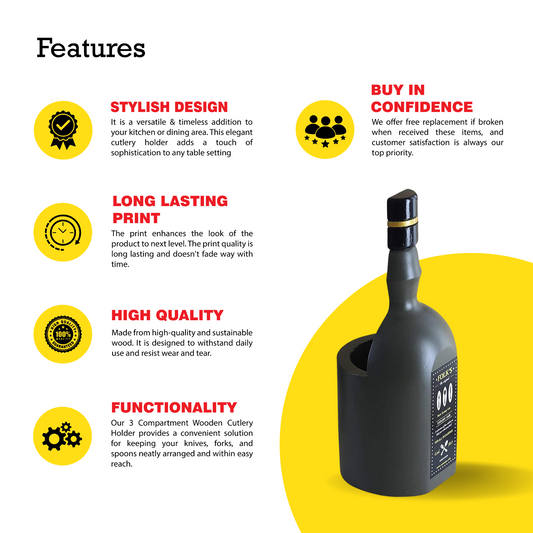 Bottle Cutlery Stand