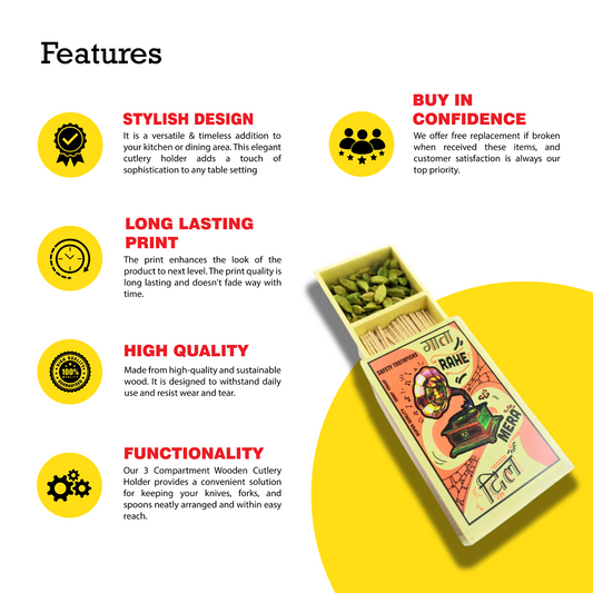 Maachis Toothpick and Condiment Holder