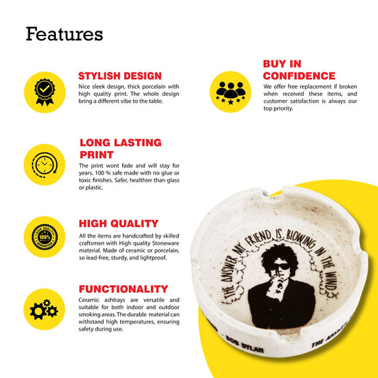 Bob Dylan Ashtray