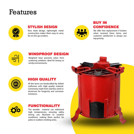 Angeethi Ashtray (BBQ Style)