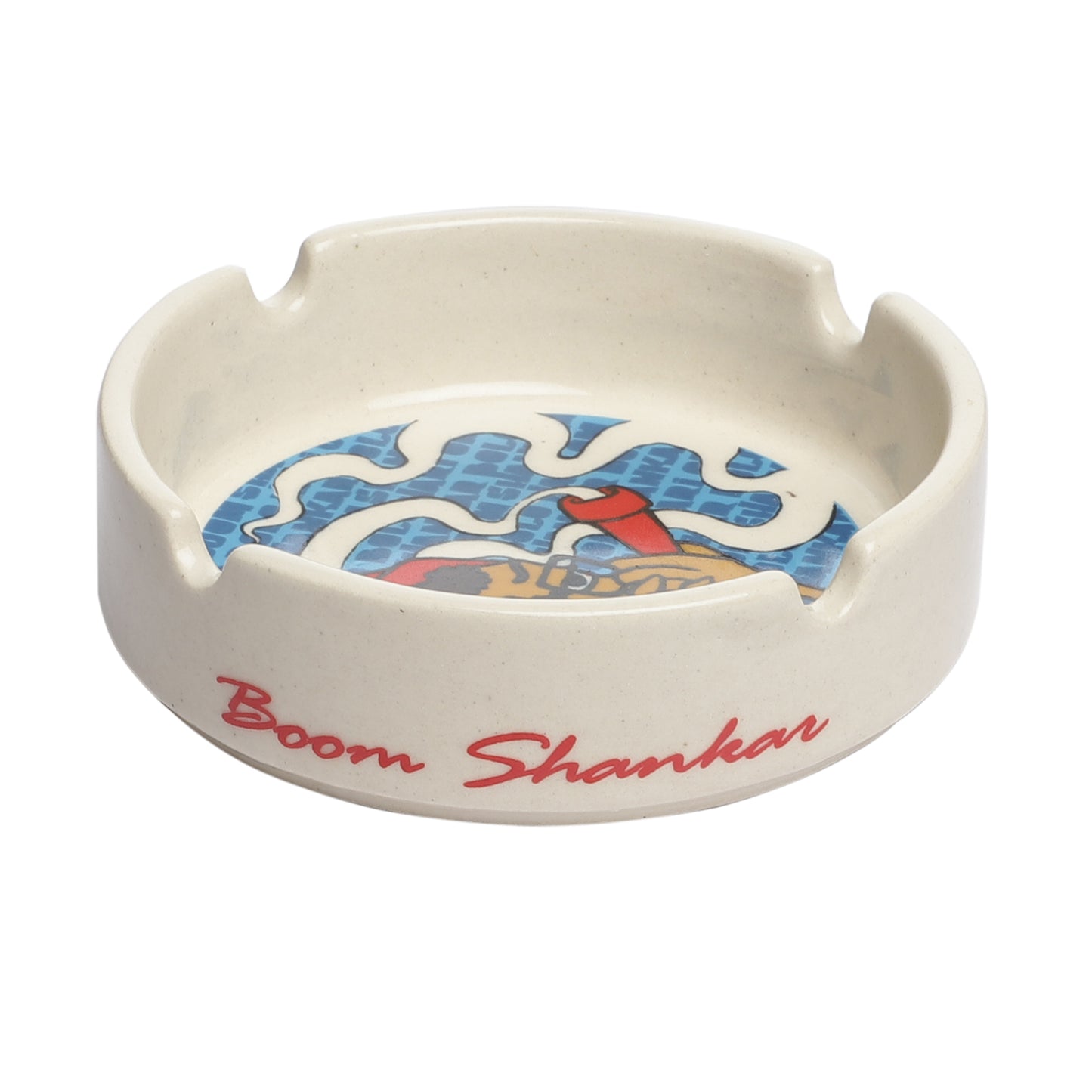 Boom Shankar Ceramic  Ashtray