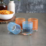 Turkish Drinking Glasses – Set of 4 (300 ml, Gold Line Finish)