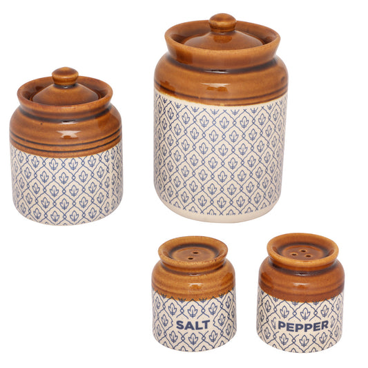 Royal Ceramic jar set of 4