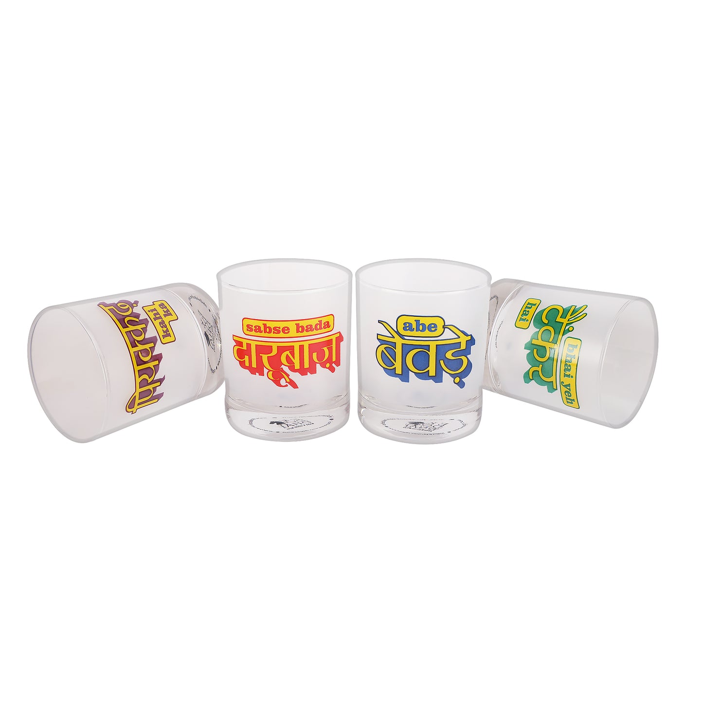 Daaru Party Whiskey Glasses (set of 4)