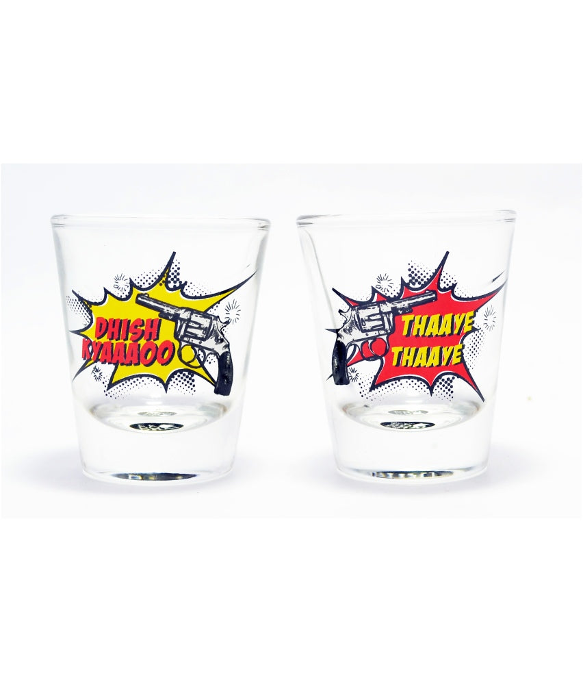 Dishkyaauu Gun Shot Glass (set of 2)