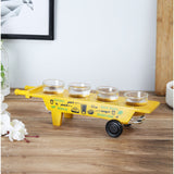 Haath Gadi Shot Glass Holder with 4 glasses