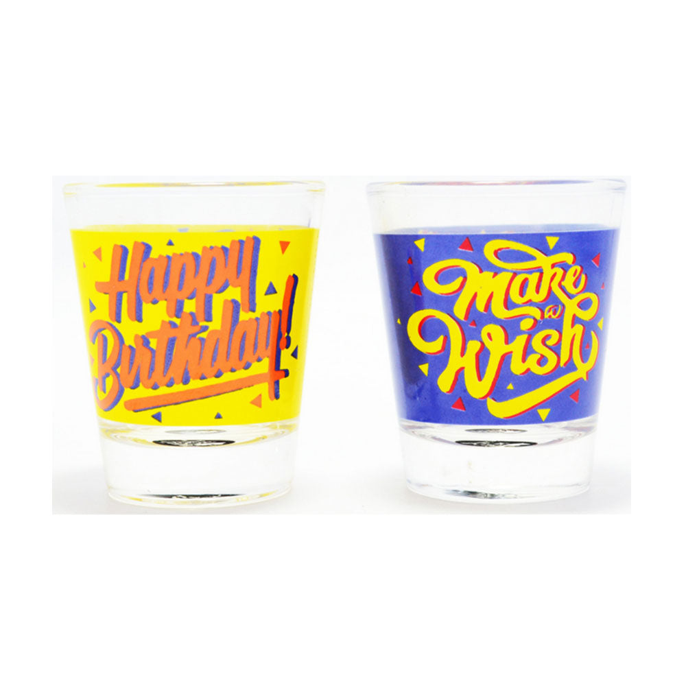 Happy Birthday Shot Glass (set of 2)