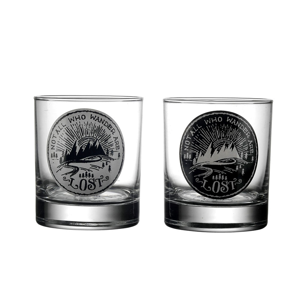 Wanderlust Whisky Glasses