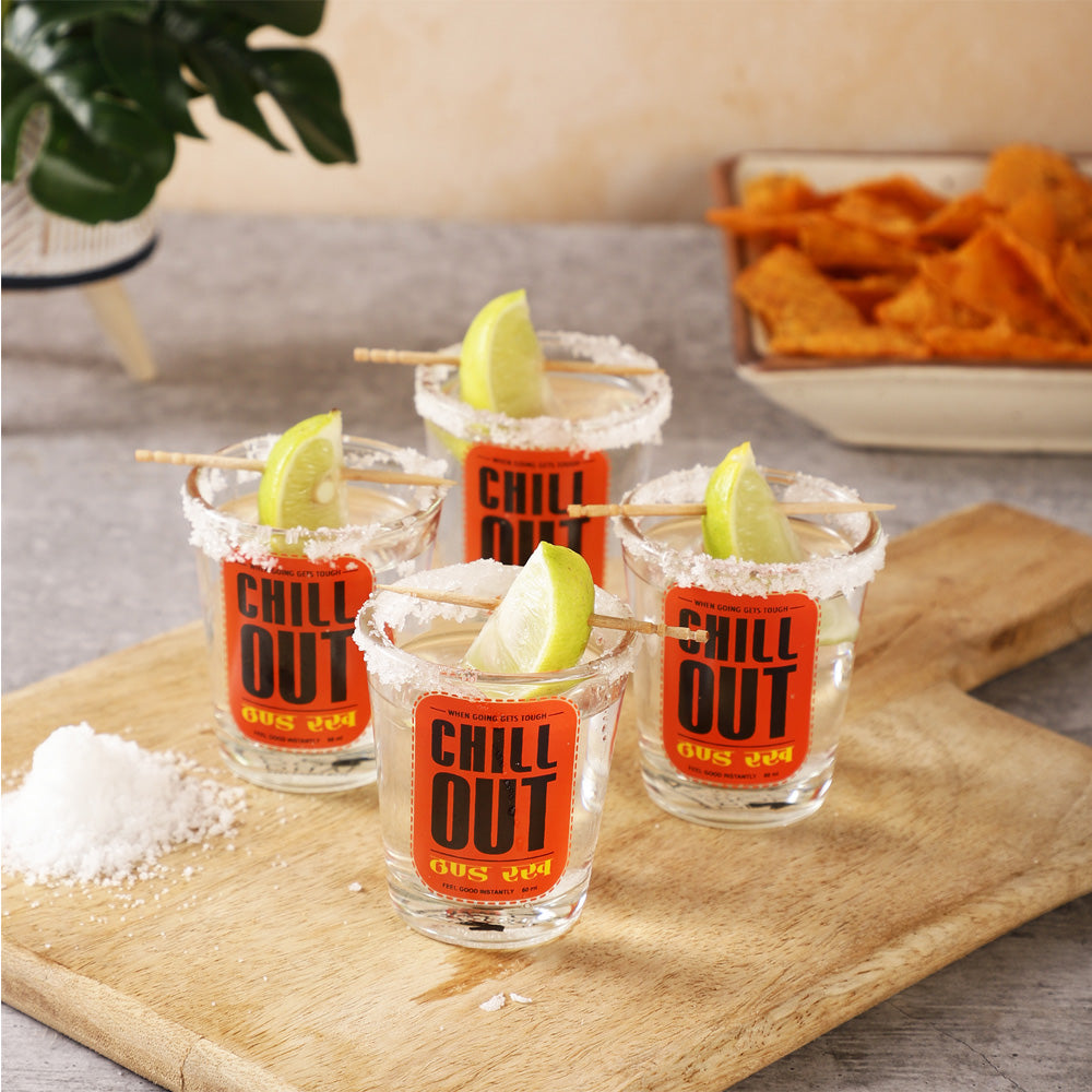 Chill Out Shot Glass 4pcs