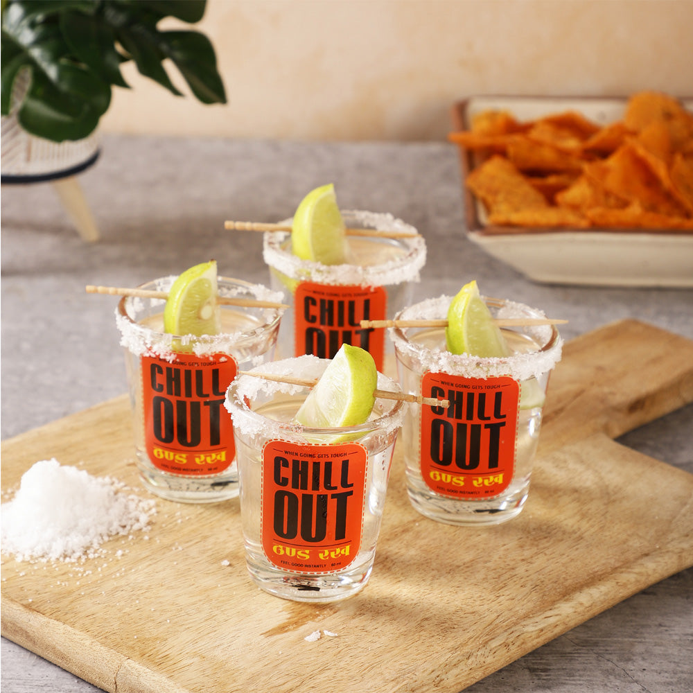 Load image into Gallery viewer, Chill Out Shot Glass 4pcs

