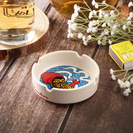 Boom Shankar Ceramic  Ashtray