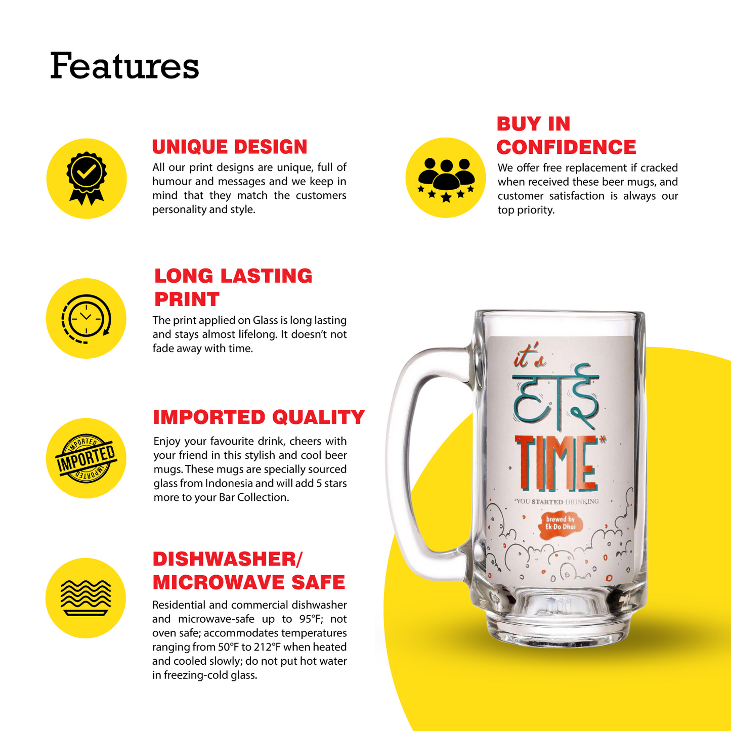 High Time Beer Mug