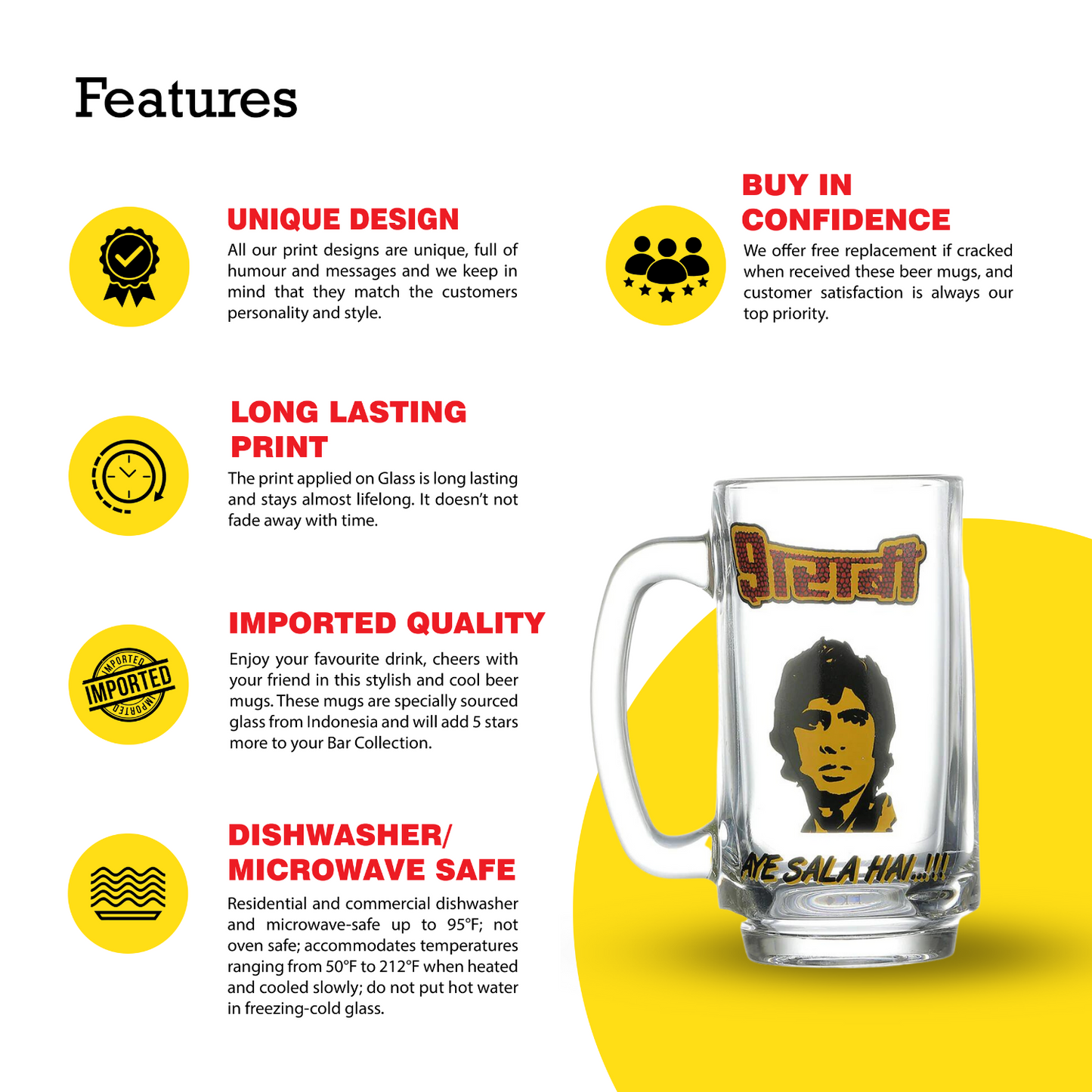 Sharabi Beer Mug
