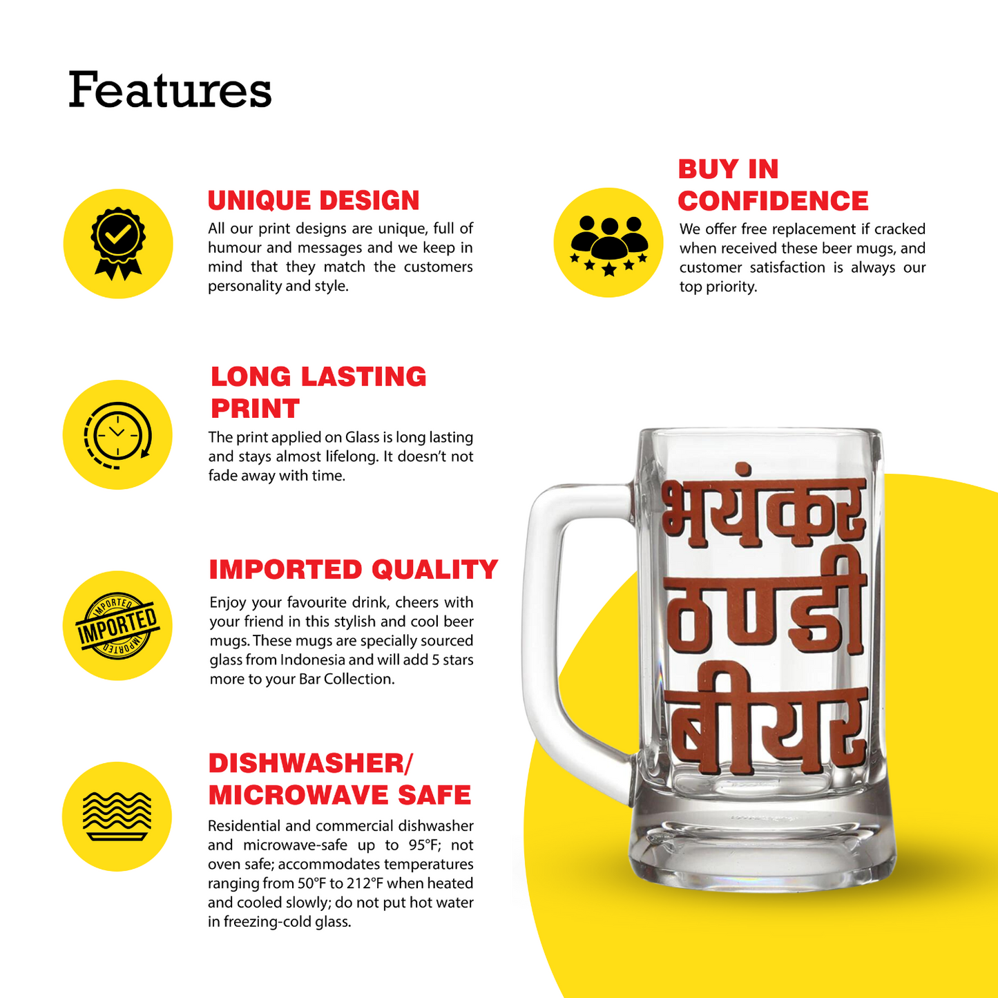 Bhyankar Thanda Beer Mug