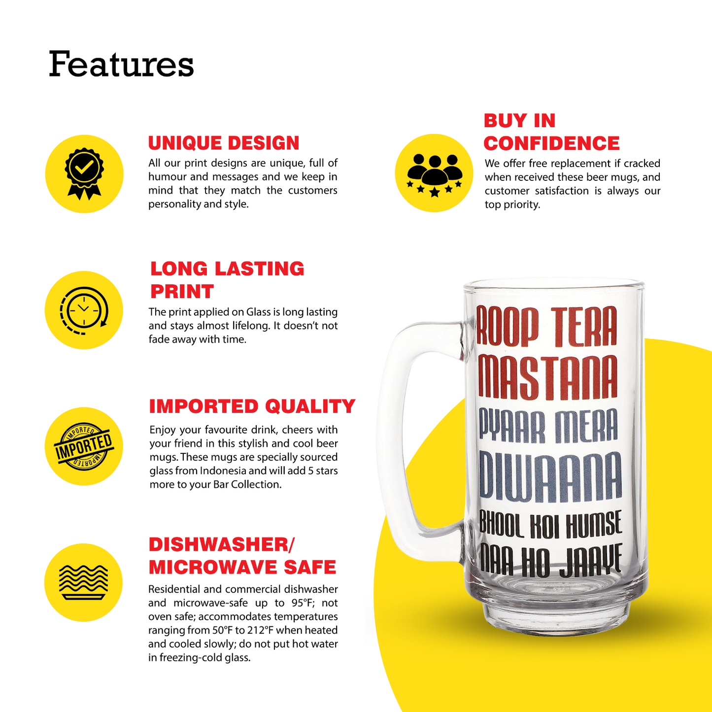 Mastana Diwana Beer Mug