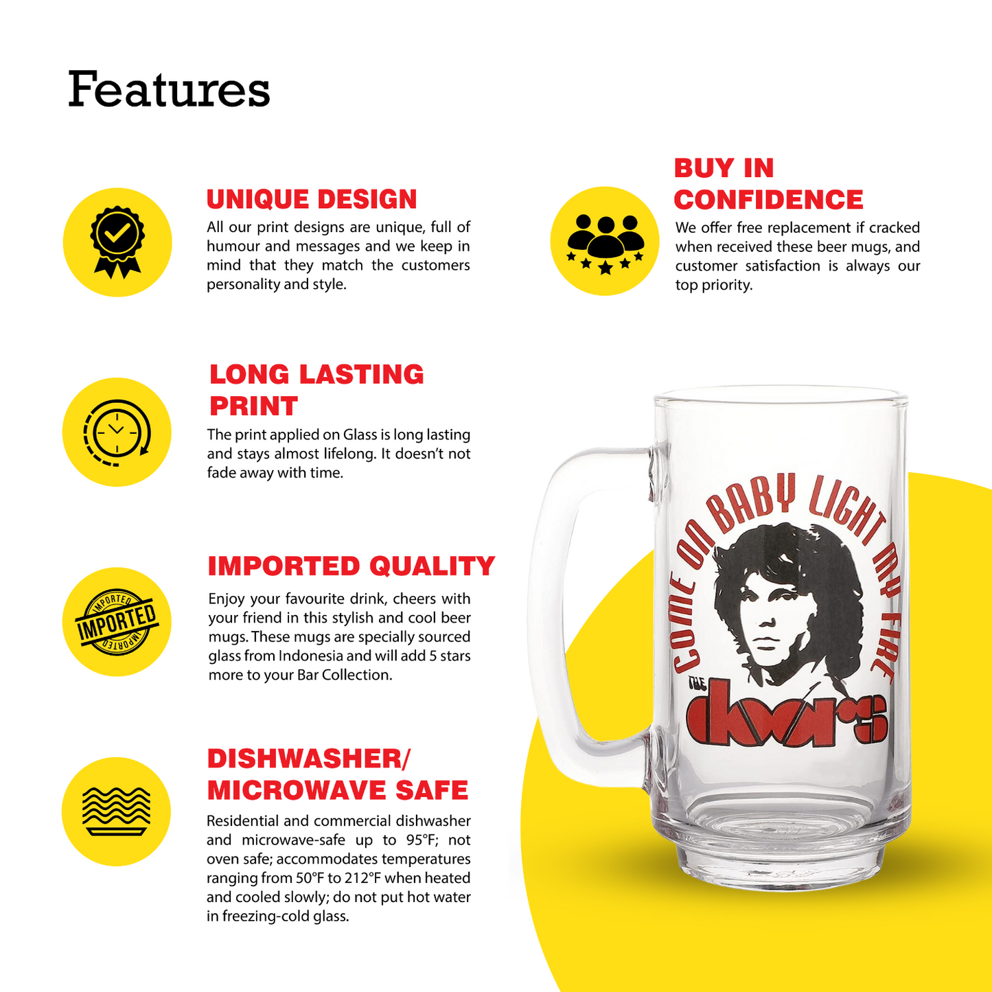 The Doors Beer Mug