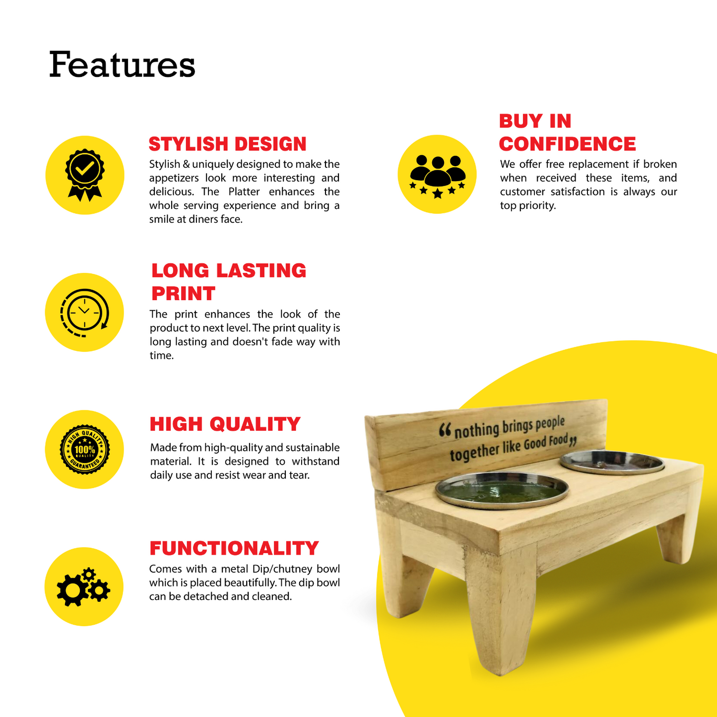 Bench Dip Bowls