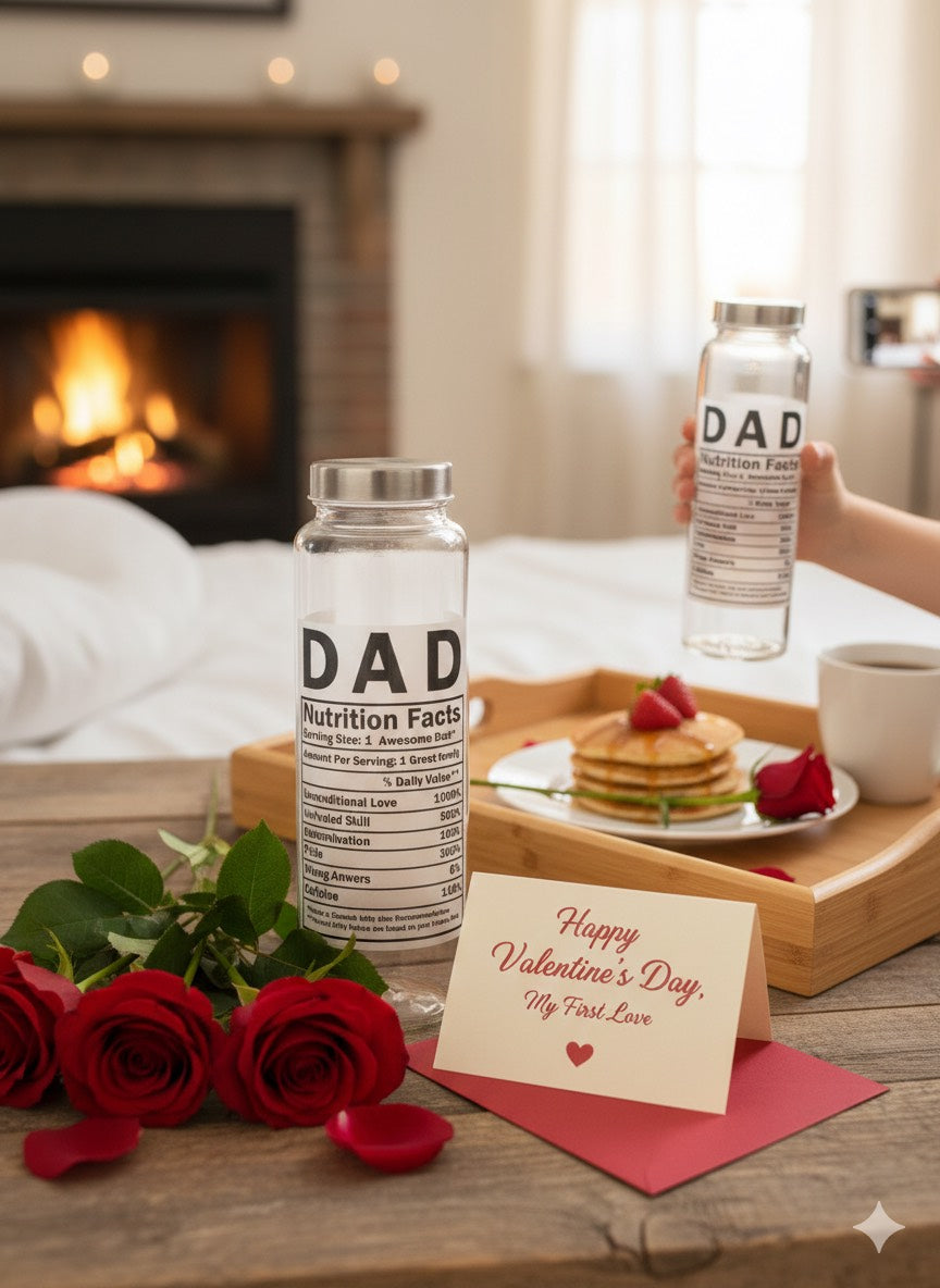 Dad Nutrition Special Water Bottle Set Of 2