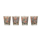 Coin Shot Glass - Gold Line - 4pcs - 60 ml