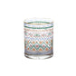 Aztec Drinking Glasses – Set of 4 (300 ml, Gold Line Finish)