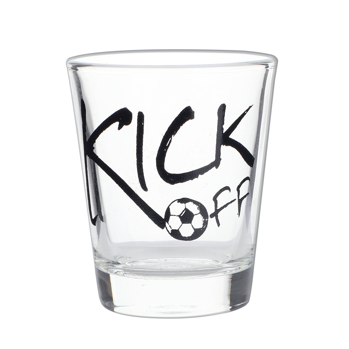 Kick Off Football Shot Glass Set of 2