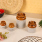 Royal Ceramic jar set of 3