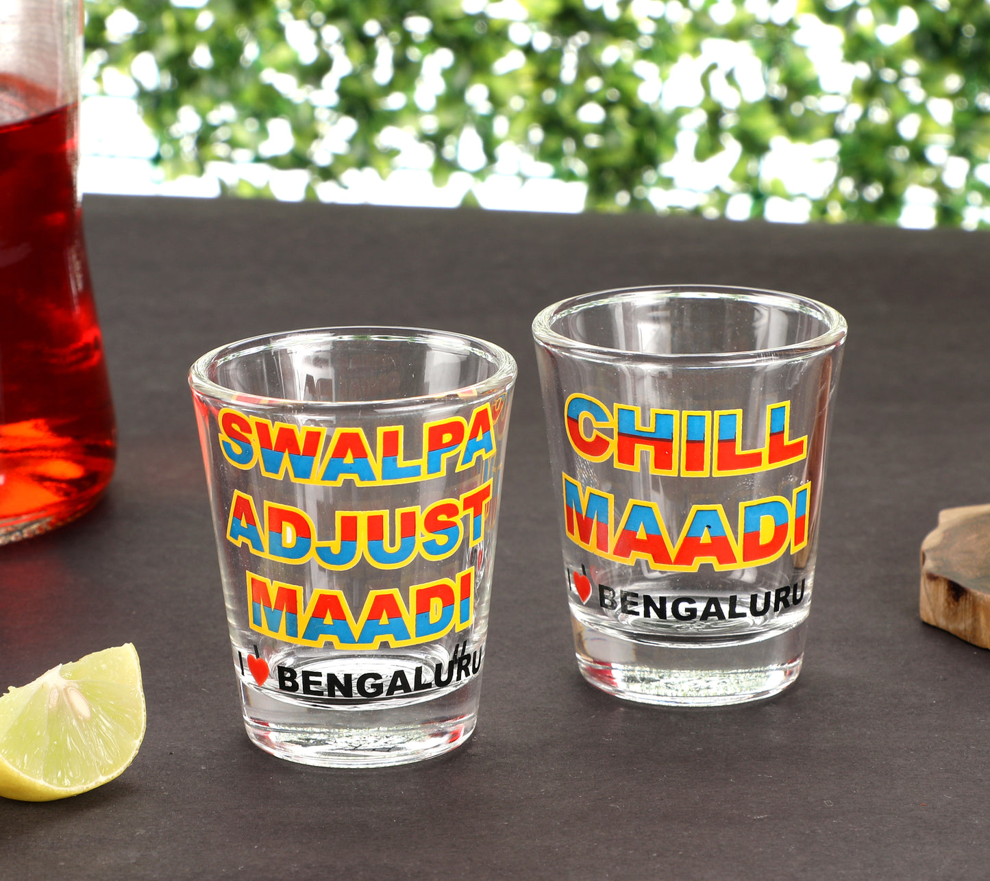 Chill Maadi Bengaluru Love Shot Glass Det of 2 60 ml