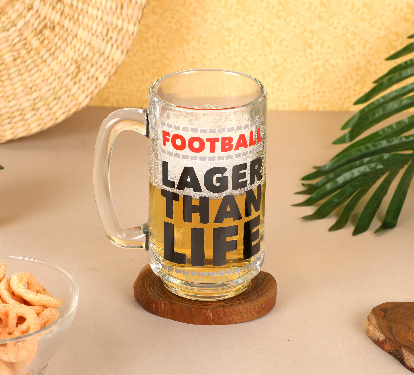 Football Love Beer Mug 360 Ml