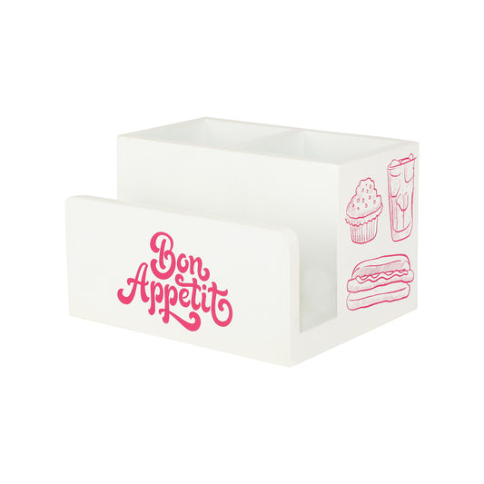 Bon Appetit Cutlery Stand White