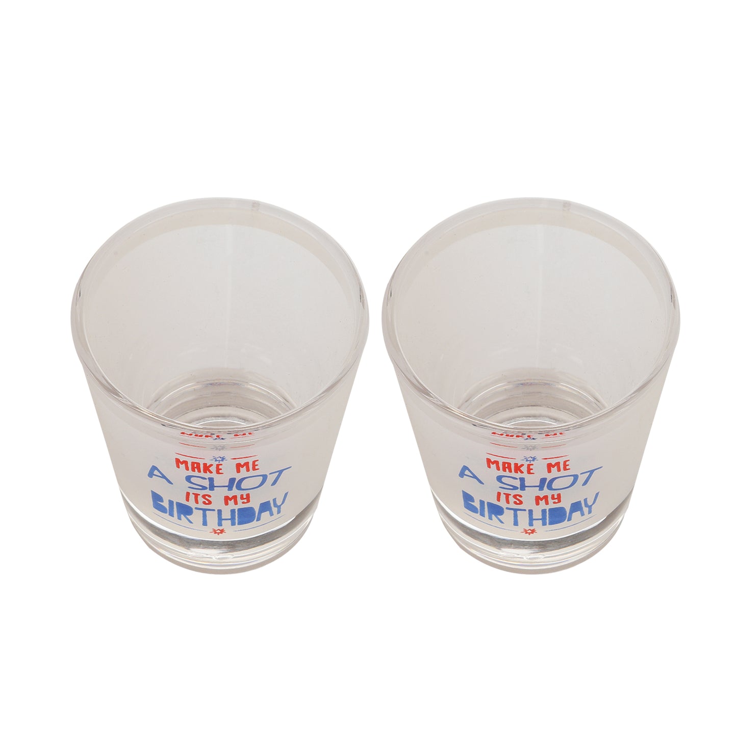 Birthday Shot Glass set of 2