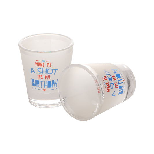 Birthday Shot Glass set of 2