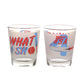Cricket What A Shot Glass set of 2