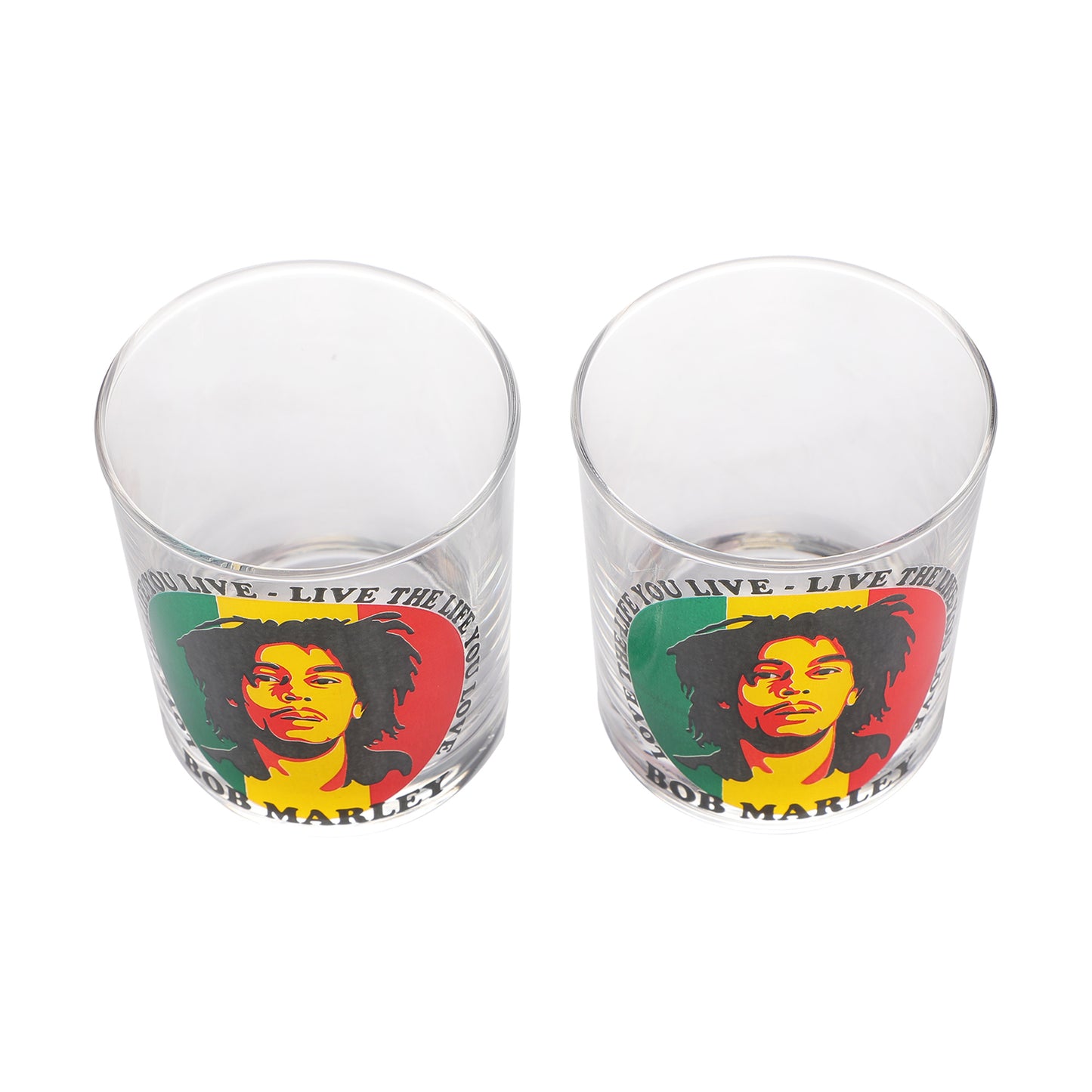 Load image into Gallery viewer, Bob Marley Whiskey Glass (SET OF 2)
