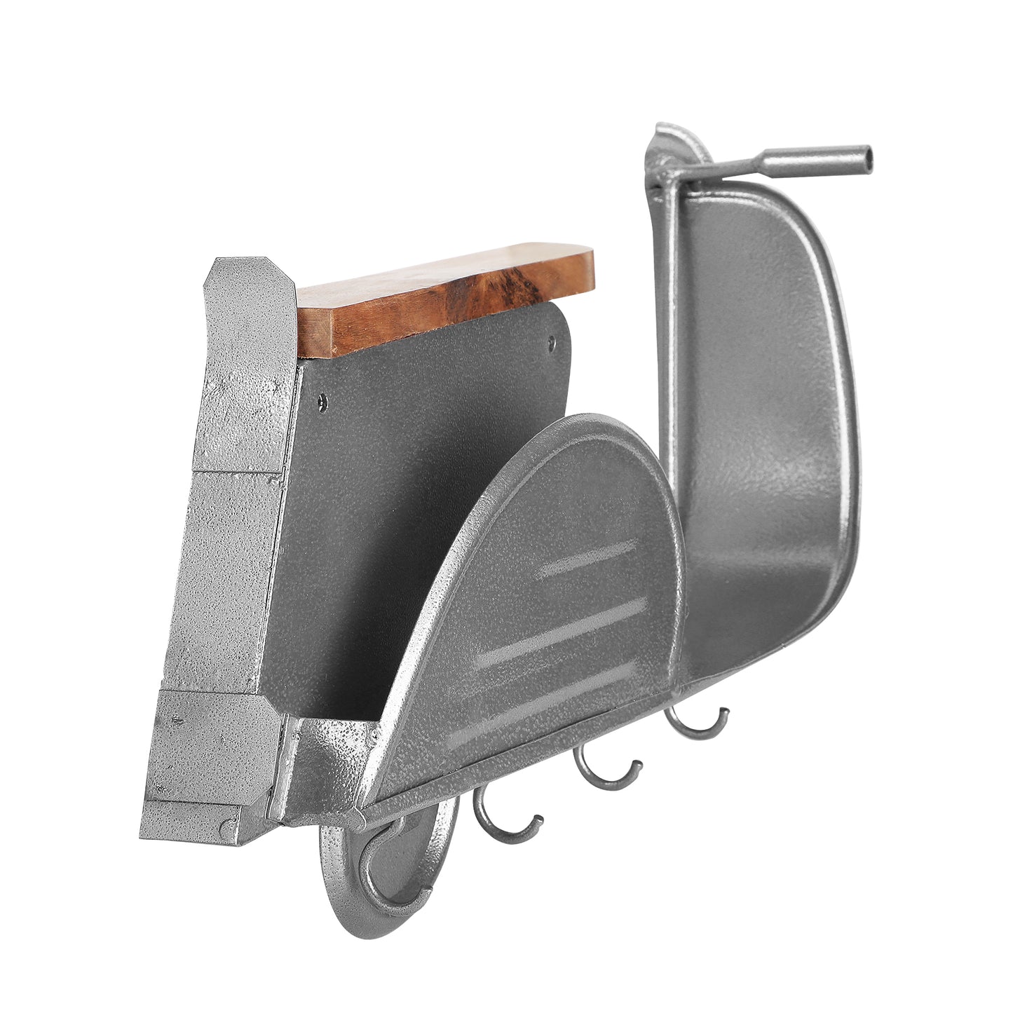 Metal Scooter key holder Grey XL