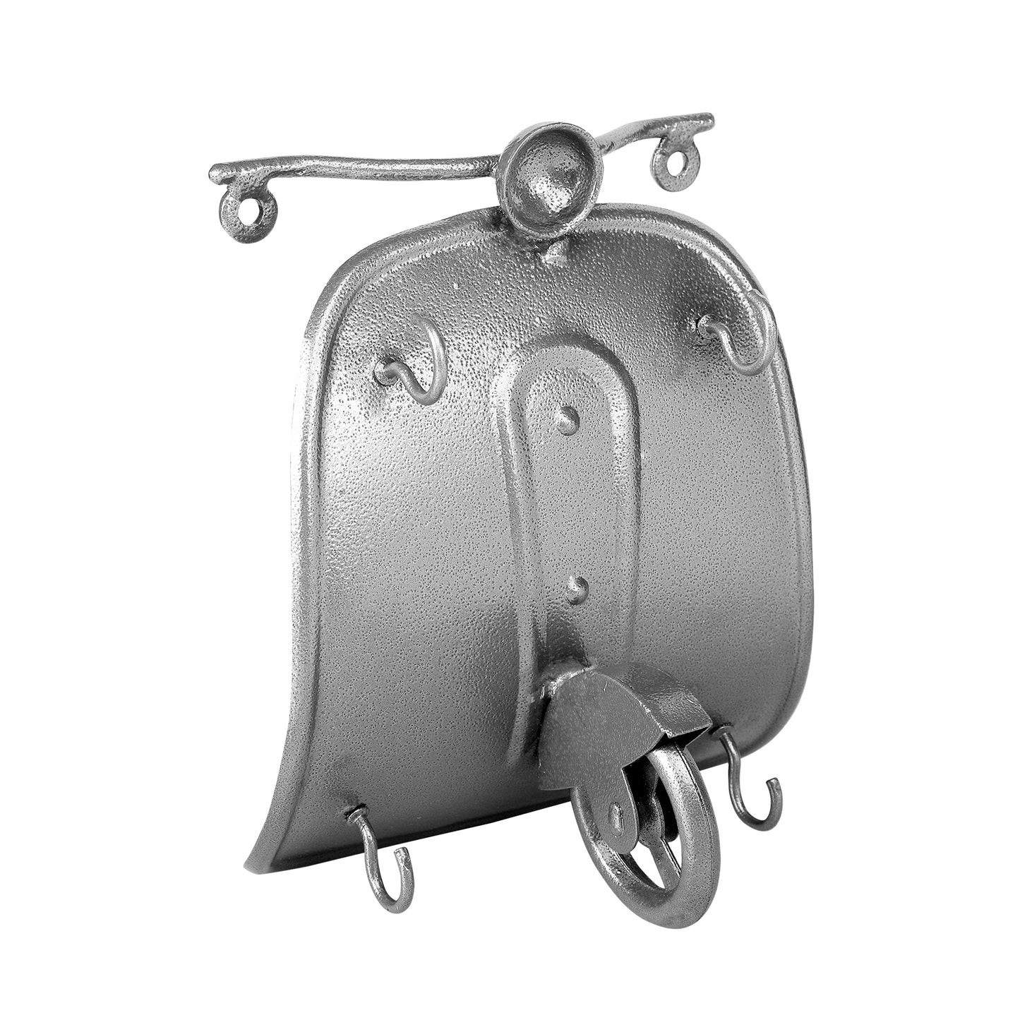 Metal Scooter key holder Grey