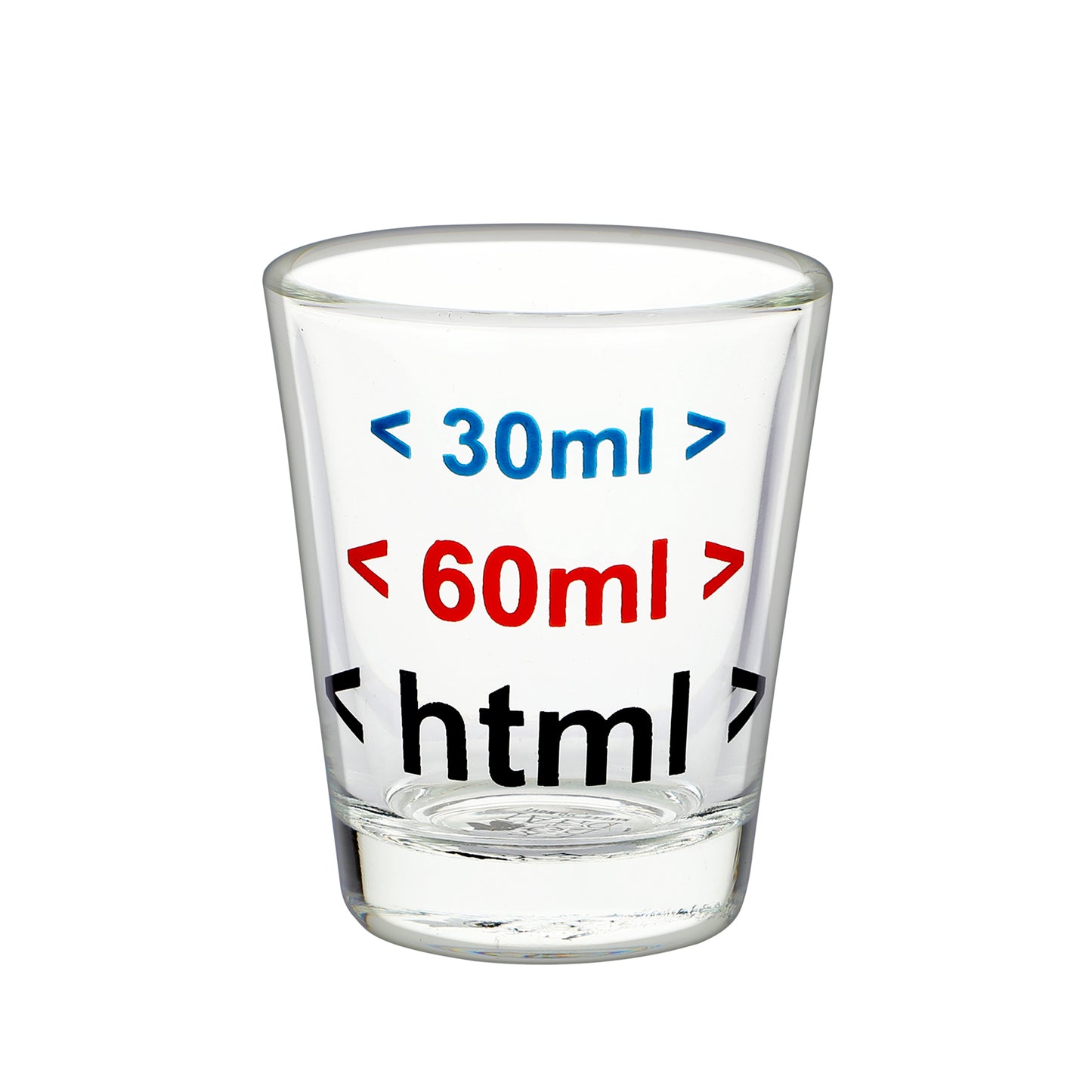 HTML Coder Shot Glass set of 2