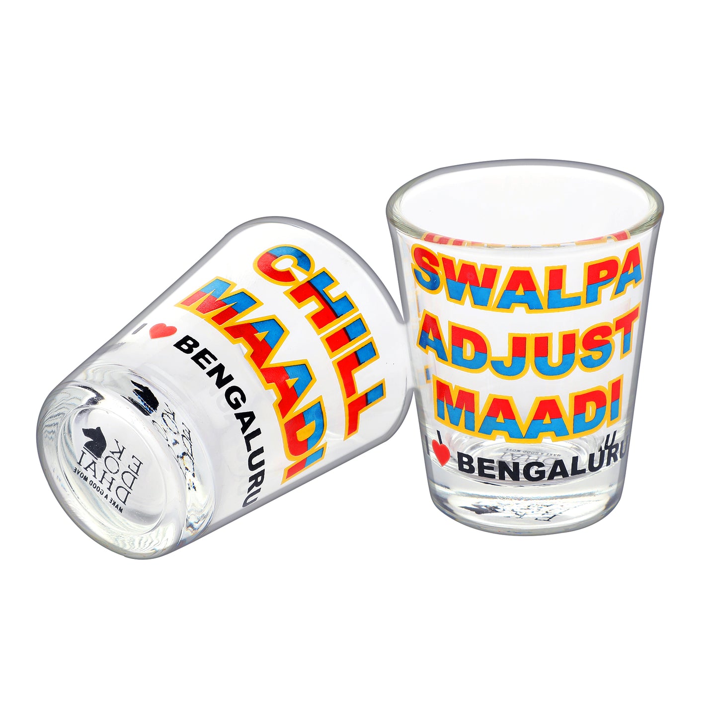 Chill Maadi Bengaluru Love Shot Glass Det of 2 60 ml