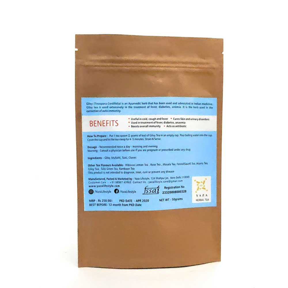 Yaza Giloy Tea Ultimate Immunity Booster (50g - 25 cups)