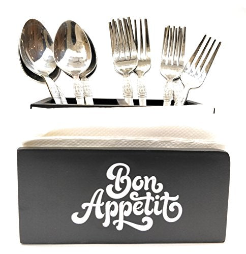 Bon Appetit Cutlery Stand Black
