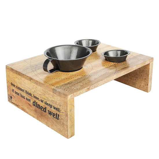 Load image into Gallery viewer, Dine Well 1 Funnel Platter Metal with Dip Bowls
