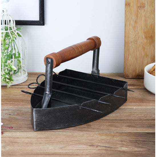 Load image into Gallery viewer, BBQ IRON SERVING PLATTER
