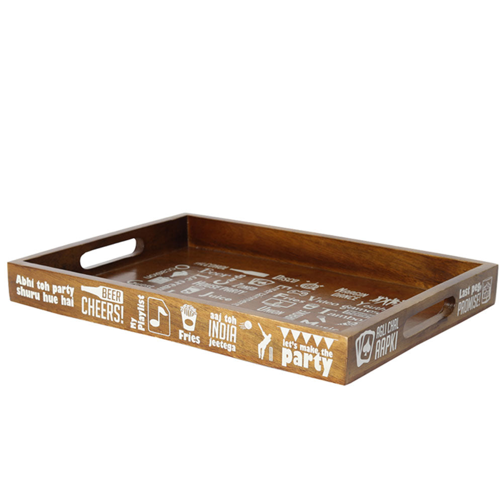 HOUSE PARTY SERVING TRAY