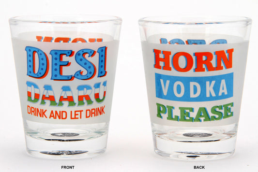 Horn Voka Please Shot Glass (set of 2)