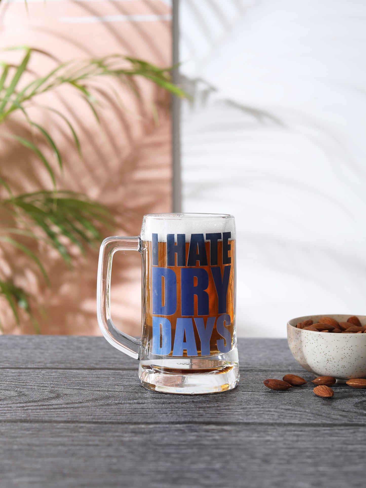 I HATE DRY DAYS BEER MUG