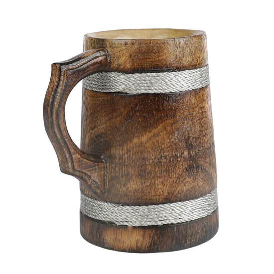 Load image into Gallery viewer, Classic Wooden Beer Mug
