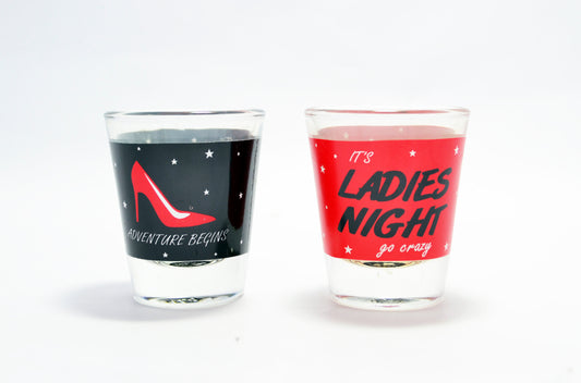 Ladies Night Shot Glass (set of 2)