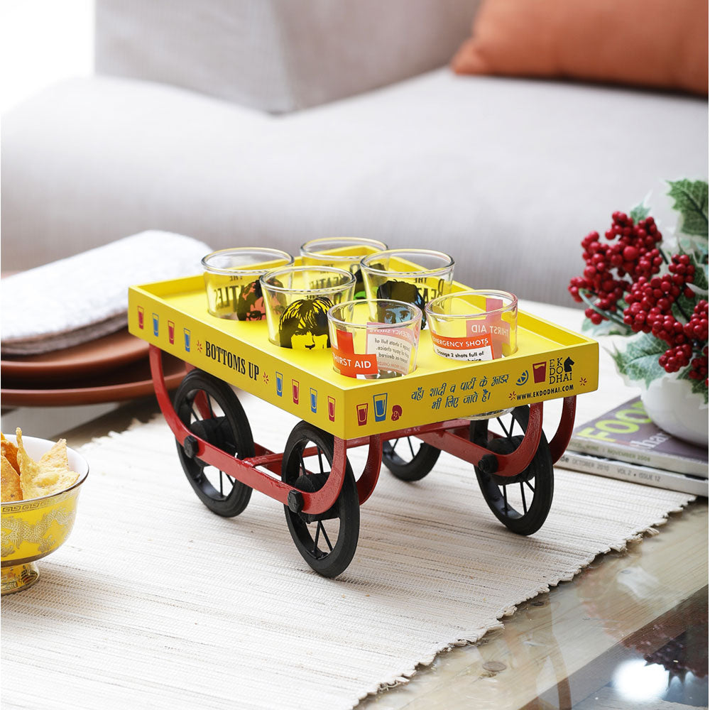 Load image into Gallery viewer, SHOT GLASS THELA (Shot Glass Trolley)

