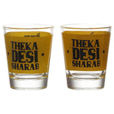THEKA DESI SHARAB SHOT GLASS SET OF 2