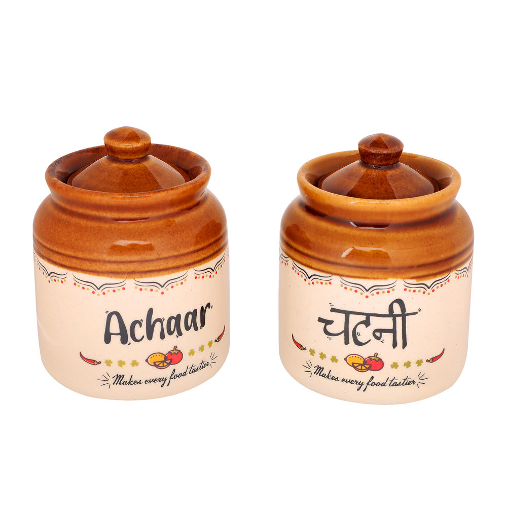 Classic Chutney Achaar Jar Set